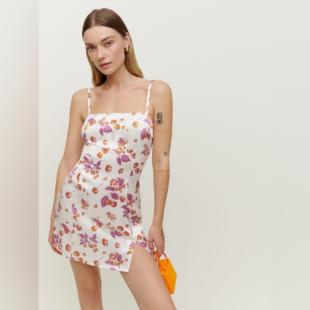 NWT Reformation Jasmin Silk Dress